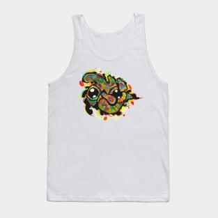 Funky Eyes abstract happy art Tank Top